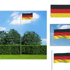 Flag & Vindposer^Flag & vimpler - Living det tyske flag 90x150 cm