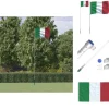 Online Flag & vimpler - Living Italien flag og flagstang 5,55 m aluminium Flag & Vindposer