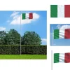 New Flag & vimpler - Living italiensk flag 90x150 cm Flag & Vindposer