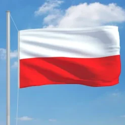 Clearance Flag & vimpler - Living polsk flag 90x150 cm Flag & Vindposer