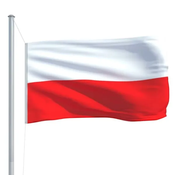 Clearance Flag & vimpler - Living polsk flag 90x150 cm Flag & Vindposer