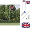 Online Flag & vimpler - Living Storbritannien flag og flagstang 6,23 m aluminium Flag & Vindposer