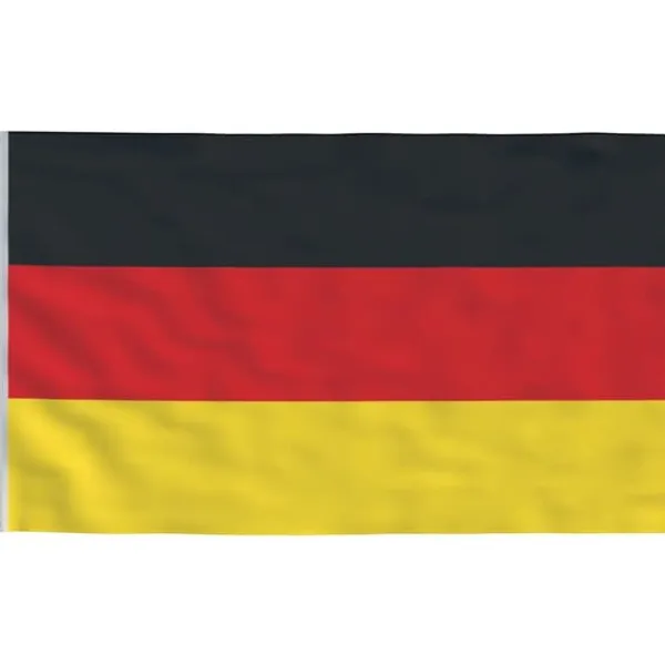 Flag & Vindposer^Flag & vimpler - Living Tyskland flag og flagstang 5,55 m aluminium