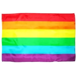 Hot Flag Big LGBT+ Colors Flag & Vindposer