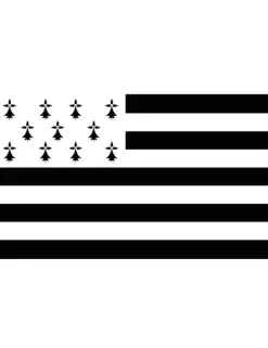 Flag & Vindposer^Flag Bretagne 150 x 90 cm. Size-Standard