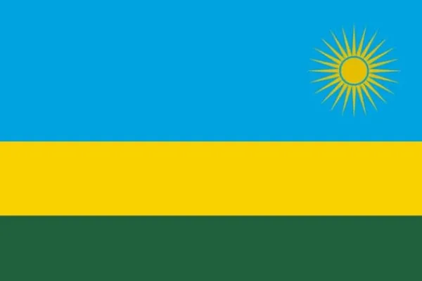 Flag & Vindposer^Flag fra Rwanda