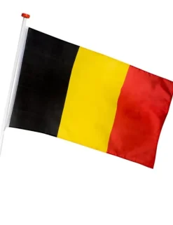 Clearance Flag supporter Belgien 90 x 150 cm. Size-Standard Flag & Vindposer