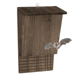 Til Fugle & Småvildt^Flagermusehus, 37x22x12,5 cm, Brun