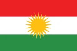 Flag & Vindposer^Flagga - Kurdistan