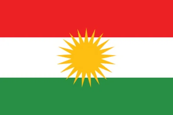 Flag & Vindposer^Flagga - Kurdistan