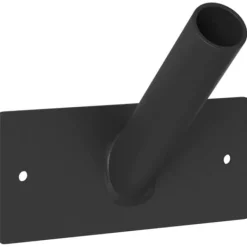 Discount Flagstangholder i rustfrit stål - Moderne design | Farve: Sort | Størrelse: 13 x 6 cm Flag & Vindposer