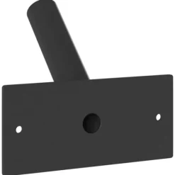 Discount Flagstangholder i rustfrit stål - Moderne design | Farve: Sort | Størrelse: 13 x 6 cm Flag & Vindposer