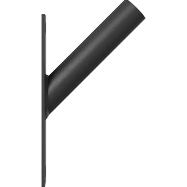 New Flagstangholder i rustfrit stål - Moderne design | Farve: Sort | Størrelse: 15x3 cm Flag & Vindposer