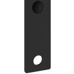 New Flagstangholder i rustfrit stål - Moderne design | Farve: Sort | Størrelse: 15x3 cm Flag & Vindposer