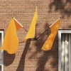 Flag & Vindposer^Flagstangholder i stål - Moderne design til haven | Farve: Sort | Størrelse: 10.5x7.5 cm