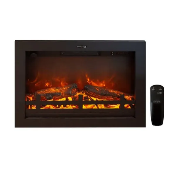 New Flandria el-indbygningsovn - 1500 Watt varme - fjernbetjening Pejse