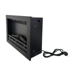 New Flandria el-indbygningsovn - 1500 Watt varme - fjernbetjening Pejse