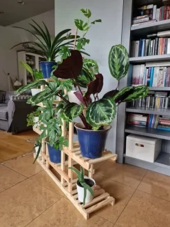 Flerniveau træblomsterkrukke RKB /95x116x25/ Naturlig brændt Plantestativer