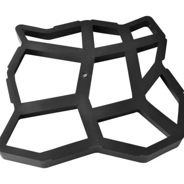 Best Fliseforme til Haven 42 x 42 x 4 cm Sæt af 2 - Støbning Havesten & Trædesten