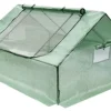 Drivhus^Flora havedrivhus - folietelt, kold ramme med insektnet, store ventilationsvinduer