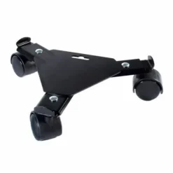 Online Flowerpot Standt with Wheels Nature Black Metal (Ø 27/37 x 6 cm) Støtte Med Hjul, Sæder & Knæbeskyttelse Til Havepleje