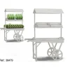 Plantestativer^Flowerpot Standt with Wheels Ibergarden WA15379-1 White Fir wood 130 x 178 x 70 cm