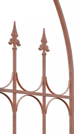 Buer, Spalier, Lysthuse Uden Tag^Flowton Antique Style Metal Garden Trellis - Brown, Robust and Durable for Climbing Plants, Easy Assembly