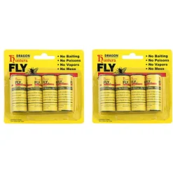 Fluesmækkere^Fluefælde, fluefanger, fluepapirrulle 8-pak
