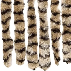 Insektmiddel & Dyreafvisende Middel^Flueforhæng i chenille - Dørgardin til insektbeskyttelse | Farve: Beige og Brun | Størrelse: 100x230 cm