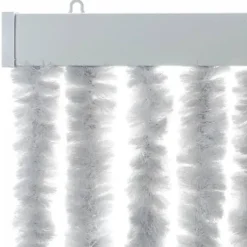 Flueforhæng i chenille - Dørgardin | Størrelse: 90x220 cm | Farve: Grå Insektmiddel & Dyreafvisende Middel