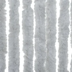 Flueforhæng i chenille - Dørgardin | Størrelse: 90x220 cm | Farve: Grå Insektmiddel & Dyreafvisende Middel