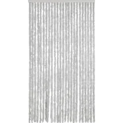 New Flueforhæng i chenille - Dørgardin til insektbeskyttelse | Størrelse: 100x220 cm | Farve: Grå Insektmiddel & Dyreafvisende Middel
