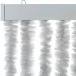 New Flueforhæng i chenille - Dørgardin til insektbeskyttelse | Størrelse: 100x220 cm | Farve: Grå Insektmiddel & Dyreafvisende Middel