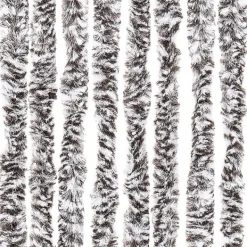 Insektmiddel & Dyreafvisende Middel^Flueforhæng i chenille - Dørgardin til insektbeskyttelse | Farve: Brun og Beige | Størrelse: 100x200 cm
