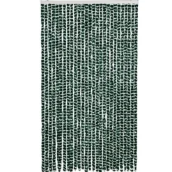 Best Flueforhæng i chenille - Insektgardin | Farve: Grøn/Hvid | Størrelse: 118x220 cm Insektmiddel & Dyreafvisende Middel