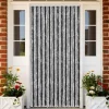 Insektmiddel & Dyreafvisende Middel^Flueforhæng 100x220 cm - Insektgardin i chenille | Farve: Grå/Svarte