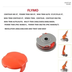 Havemaskiner^FLY021 Trimmer spole og trådudskiftning til Flymo