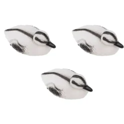 Clearance Flydende gule Ællingedamme Ornament Sæt til Have og Pool - 3 Realistiske plastænder - Perfekt til Vanddekoration - C Style - 12x6,5 cm Havedekorationer