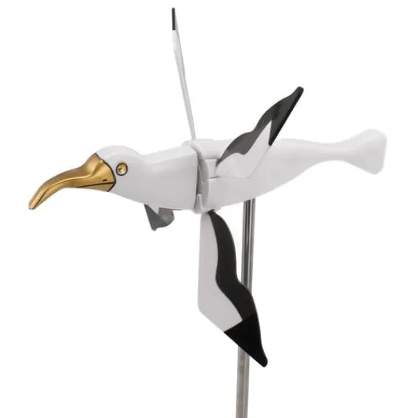 Flying Seagul Vindmølle Havesnurre Græsplænepynt Vindmølle Whirligig Asuka Serie Vindmølle til Udendørs Havedekorationer Vinddekoration