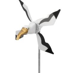 Flying Seagul Vindmølle Havesnurre Græsplænepynt Vindmølle Whirligig Asuka Serie Vindmølle til Udendørs Havedekorationer Vinddekoration