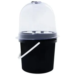 Sale Fogponics hydroponisk system - Indendørs plantesæt - 8 plantepladser - Automatisk tågecyklus - Timer 60/30 min - 12–24 V DC - 27×27×29 cm - Sort Kit Til Plante- & Urtedyrkning