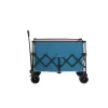 Outlet Foldbar vogn 220 kg med store hjul, holdbar 300L havevogn med terrænhjul og drikkeholder, blå Haveværktøj