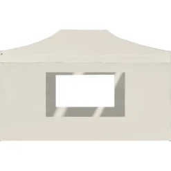 Foldbart festtelt med vægge - 4,5 x 3 m | Farve: Creme Telte & Lysthuse
