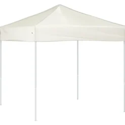 Telte & Lysthuse^Foldbart festtelt 2x2 m - UV-resistent og vandafvisende | Farve: Creme