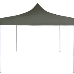 Telte & Lysthuse^Foldbart festtelt 2x2 m - UV-bestanding & vandafvisende | Farve: Antracitgrå