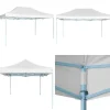 Telte & Lysthuse^Foldbart festtelt 3x4,5 m hvid - Festtelt - Festtelte - Home & Living