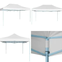 Telte & Lysthuse^Foldbart festtelt 3x4,5 m hvid - Festtelt - Festtelte - Home & Living