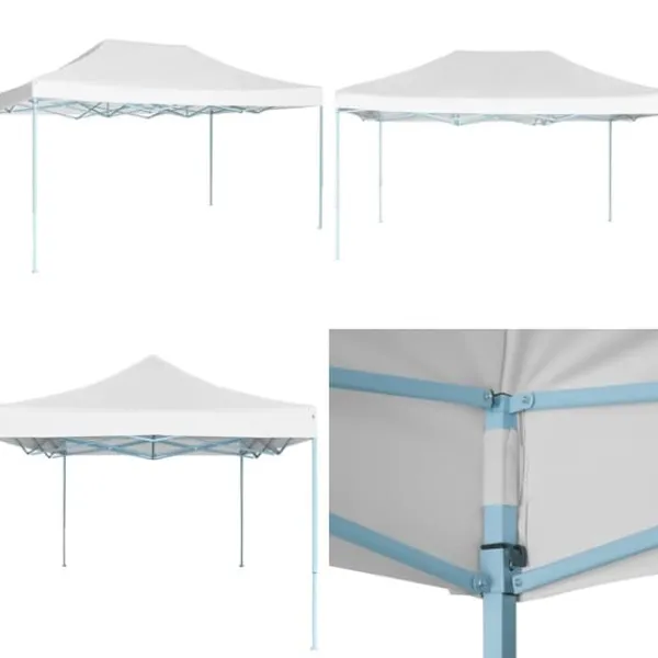 Telte & Lysthuse^Foldbart festtelt 3x4,5 m hvid - Festtelt - Festtelte - Home & Living