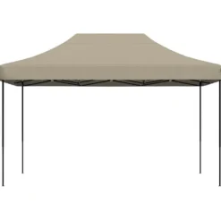 Telte & Lysthuse^Foldbart pop up-festtelt 440x292x315 cm - Ideelt til udendørs begivenheder | Farve: Gråbrun