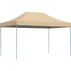 Telte & Lysthuse^Foldbart pop up-festtelt 440x292x315 cm | Farve: Beige